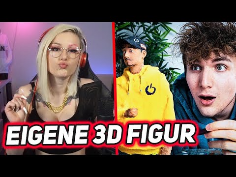 Luna REAGIERT auf YOUTUBER BEKOMMEN EIGENE 3D FIGUR | Luna Peruna