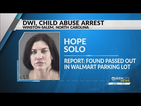 Soccer legend Hope Solo arrested on DWI, child abuse charges in NC