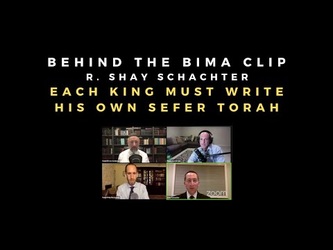 R. Shay Shachter and Being the Son of One of the Gedolei HaDor [Behind the Bima Clip]