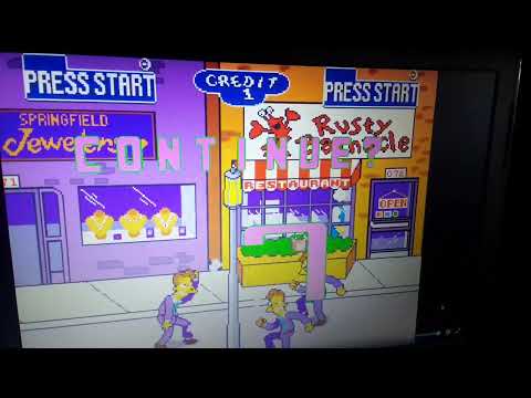 The Simpsons (Arcade): Game Over