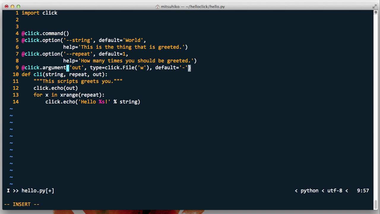 Building Command Line Applications with Click
