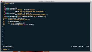 Building Command Line Applications with Click