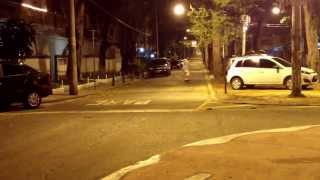 preview picture of video 'Longboard e Street a noite no Grajaú, Rio de janeiro, Brasil'