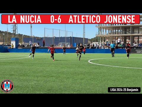 La Nucia 0-6 Atlético Jonense ⚽ LIGA 2024-25 Benjamín