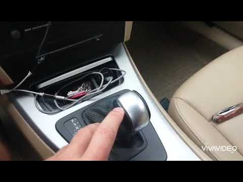BMW E60 и E91, замена ручки переключения скорости.