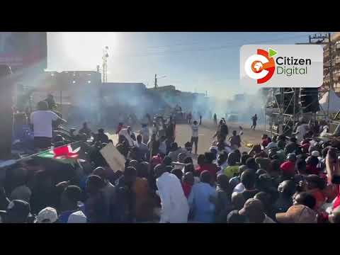 "Hakuna siku teargas itamaliza mkutano ya Linda Mwananchi," Sifuna says as teargas hits Meru rally