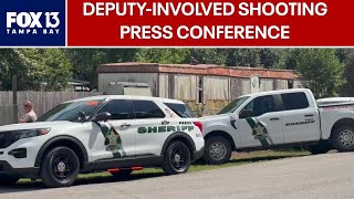 Pasco deputy-involved shooting press conference