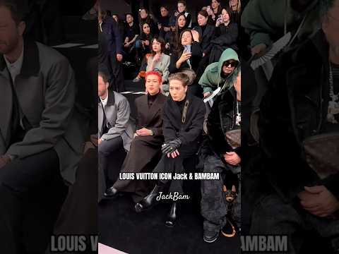 JackBam-LOUIS VUITTON ICON Jack&BAMBAM #BamBamxLVMenFW25 #jacksonwang #bambam #got7 #แบมแบม #paris