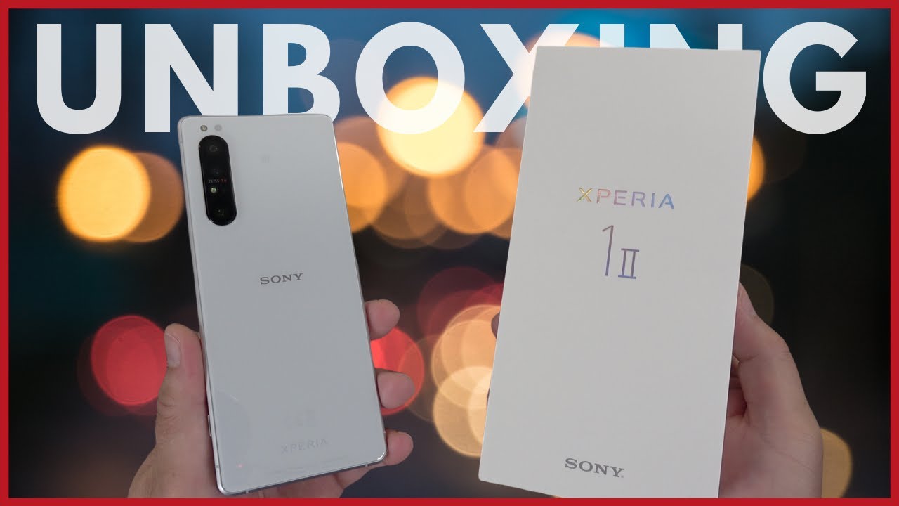 Sony Xperia 1 ii Unboxing & Walkthrough