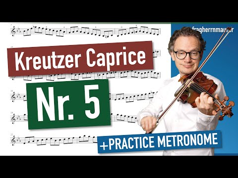 Rodolphe Kreutzer - 42 Studies or Caprices for the violin - No. 5