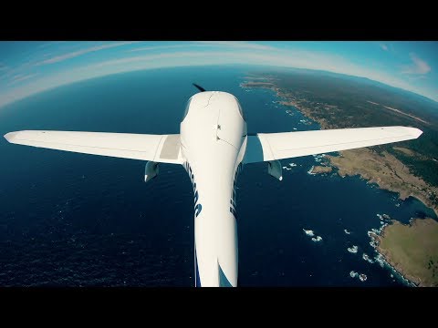 Flying up the coast from SF to Mendocino! KPAO to KLLR in a Diamond DA40