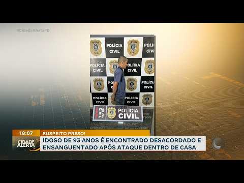 Em Alagoa Grande: suspeito de tentar matar idoso de 93 anos é preso escondido embaixo de cama