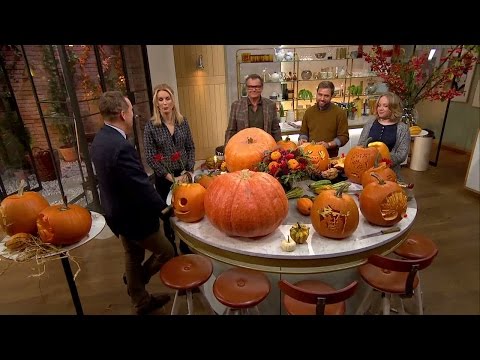 Pimpa pumpan inför Halloween! - Nyhetsmorgon (TV4)