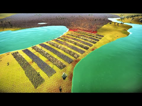 12 LINES OF EGYPTIANS & MODERN SOLDIERS VS 1 MILLION ZOMBIES - UEBS 2