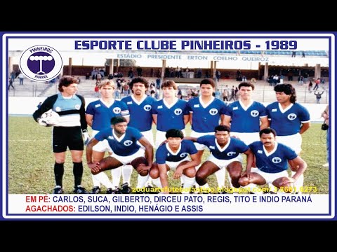 Esporte Clube Pinheiros 0x1 Foz do Iguaçu - Campeonato Paranaense 1989 - 1ª Fase- Grupo B-24ª Rodada