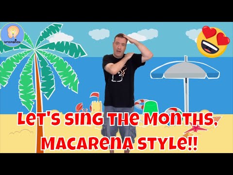 Macarena Months of the year | 12 Months song | Calendar song for kids