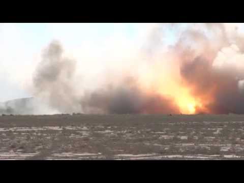 Multiple Launch Rocket System Armored Cab Test