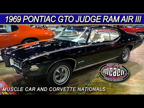 Rare 1969 Pontiac GTO Judge at 2024 Muscle Car and Corvette Nationals