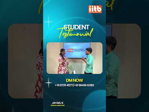 IITB Student Success Story