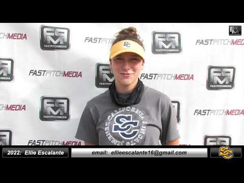 2022 Ellie Escalante a Committed CSU Monterey Bay - Catcher and Outfielder Softball Skills Video