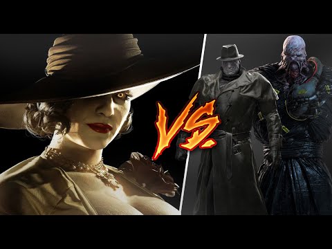 Lady Dimitrescu VS Mr. X & Nemesis | Who is Better ?