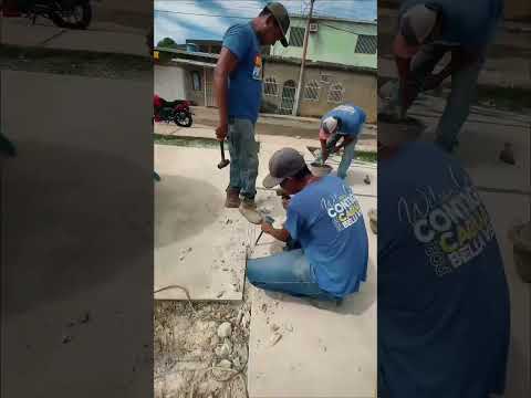 AVANZAN LOS TRABAJOS EN EL PASEO LIBERTADOR DE LA COMUNIDAD LA GRAN CARPIERA