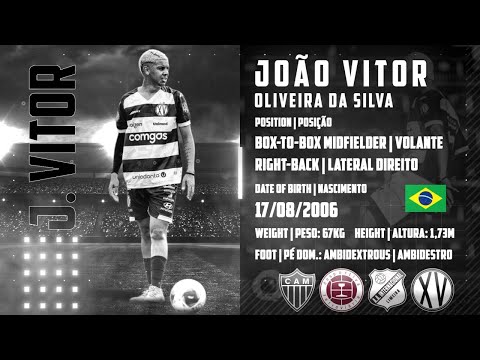 João Vitor Silva ⚽ Box-to-Box | Right-Back - Volante | Lateral Direito ⚽Highlights 2023