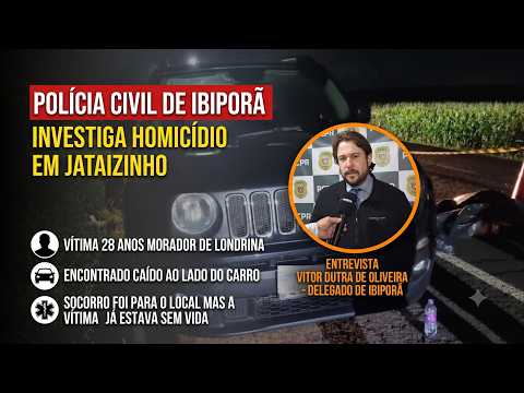 POLÍCIA INVESTIGA H0MICÍDI0 EM JATAIZINHO 01 07 26