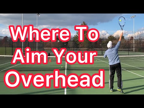 Where To Aim Your Doubles Overhead (Easy Tennis Strategy Tip)