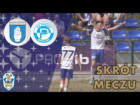 Skrót meczu : Noteć Łabiszyn - Pogoń Mogilno | 3 kolejka | 4 LIGA #piłkanożna #4liga