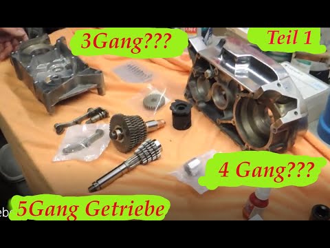 Simson S51 Kr51/2 - 3 Gang, 4 Gang oder doch 5 Gang Getriebe ? Wie mach ich es richtig. Teil1