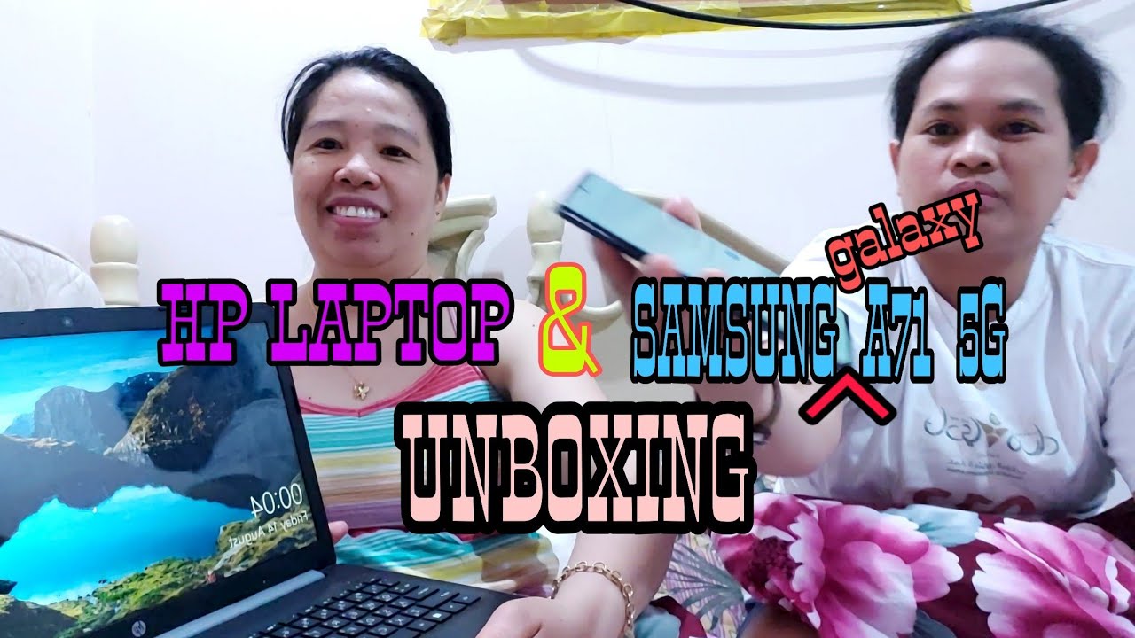 UNBOXING of HP LAPTOP and SAMSUNG GALAXY A71 5G | ZuJie AV