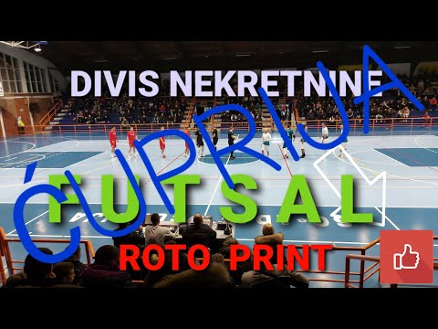 Drugo polufinale Divis Nekretnine - Roto Print na  VIII Futsal turniru Ćuprija 2021