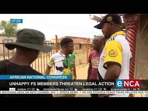 Unhappy Free State ANC members threaten legal action