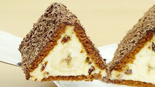이지 초콜릿 레이어 치즈케이크 레시피 (노 베이크)