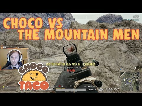 chocoTaco and Reid vs. The Mountain Men - PUBG Game Recap