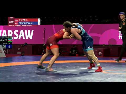 Qual. WW - 76 kg: C. VESCAN (FRA) v. M. ORYASHKOVA (BUL)