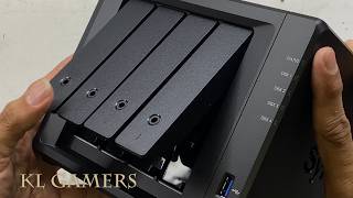 Synology Diskstation DS425+ unbox and Seagate Ironwolf 4TB installation
