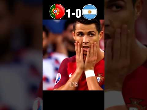 Portugal vs Argentina Epic Penalty Shootout Drama Football Funny 😆