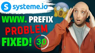 How To CORRECTLY Forward Non www Domain To www In Systeme.io | QUICK FIX!