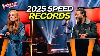The Quickest Chair Turns in the History of the 2025 Blind Auditions | The Voice