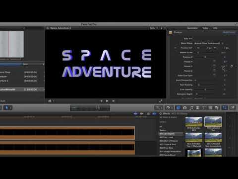 Extruded Text Basics in FCP X, Part II | Boris FX