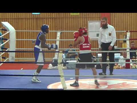 Boxen: Elmyar Hasib - Emmanuel Adoma (Hessenmeisterschaft 2017 #47)