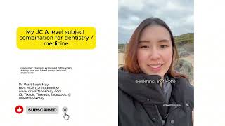Best A level JC Subject Combination for Singapore Dentistry, Medicine & STEM | Dentist explains