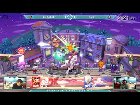 SOS 88 - Losers Semi-Finals - JumboJack (Diddy Kong) vs Kami (Mewtwo)