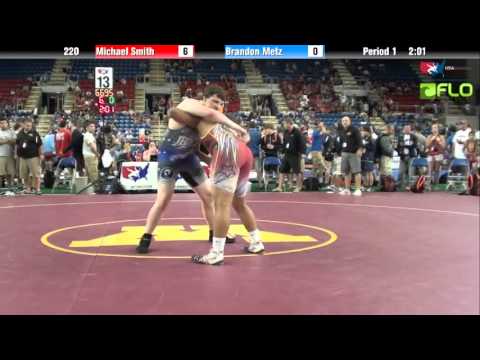 Cadet 220 - Michael Smith (Maryland) vs. Brandon Metz (North Dakota)