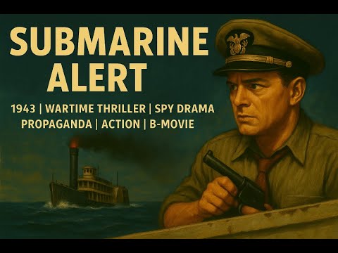 Submarine Alert | 1943 |   Wartime Thriller | Spy Drama | Propaganda | Action | B-Movie