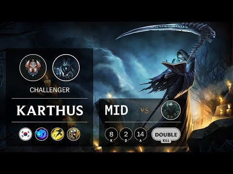 Karthus Mid vs Pyke - KR Challenger Patch 9.12