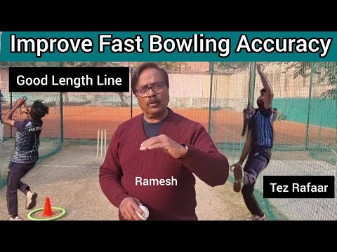 Improve Fast Bowling Accuracy Sahi Tappe Pe Fast Bowling Karna Seekho Learn Fast Bowling Accuracy