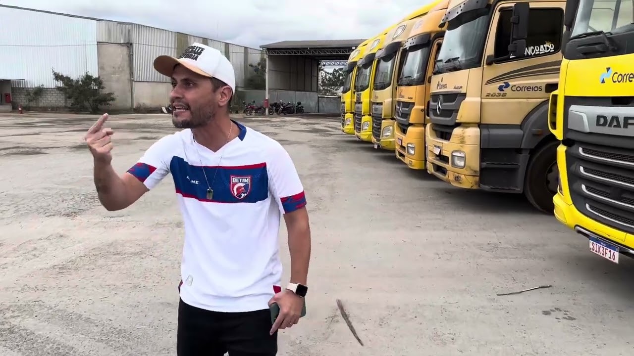 Urgente entrei no pátio e encontrei 100 carretas dos correios abandonadas Cpi dos correios